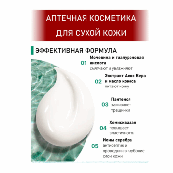 Medline Urea 30 Медлайн Крем с мочевиной 30 % с ионами серебра — изображение 3