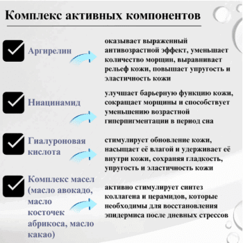 Крем-филлер для лица ночной с аргирелином и ниацинамидом DERMAge — изображение 3