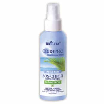 SOS-спрей после загара с D-пантенолом Быстрая помощь для взрослых и детей СОЛЯРИС — изображение 1
