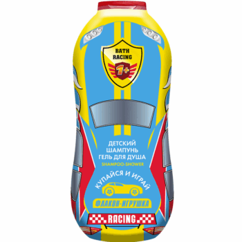 Шампунь-гель для душа детский Гонки 300 мл. — изображение 1