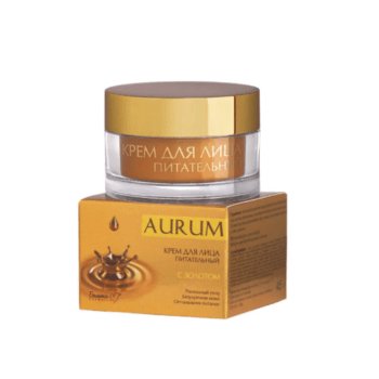 Nourishing face cream with gold of Aurum series - Image 1
