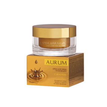 Facial moisturizing cream with gold of Aurum series - Image 1