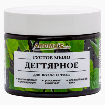 Густое мыло для волос и тела ДЕГТЯРНОЕ — изображение 1