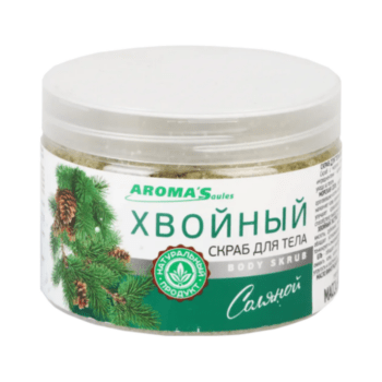 Скраб для тела «Хвойный» соляной,  Aroma'Saules — изображение 1