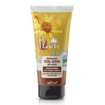 Foaming shower gel-scrub Mountain Arnica with apricot seeds - Image 1