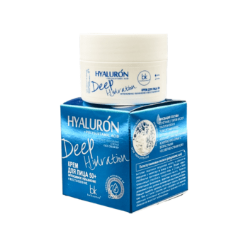 Крем для лица 50+ интенсивное увлажнение и укрепление кожи HYALURON Deep Hydration — изображение 1