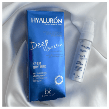 Крем для век интенсивное увлажнение и сокращение морщин HYALURON Deep Hydration — изображение 3