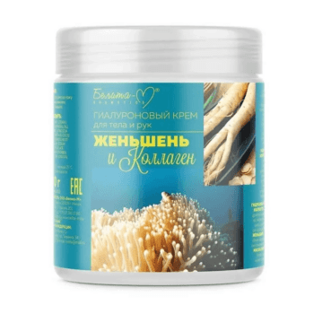 Hyaluronic cream for body and hands Ginseng and Collagen - Image 1
