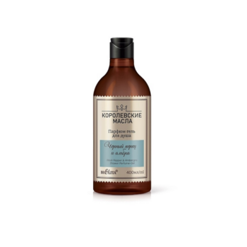 Perfume-gel for shower Black pepper and amber Royal oils - Image 1
