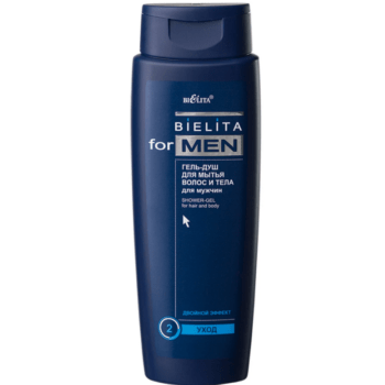 Shower gel for washing hair and body Bielita for Men - Image 1