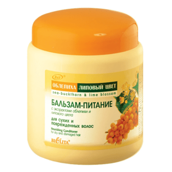 Nourishing balm for dry and damaged hair Sea Buckthorn and Lime Blossom - Image 1