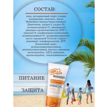 Бальзам-запечатывание с пантенолом 2% для волос SOS восстановление — изображение 3