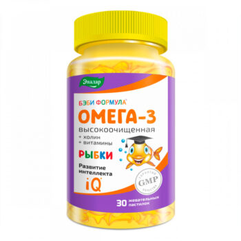 Baby Formula Fish Omega 3 chewable lozenges #30 4.0 g each - Image 1