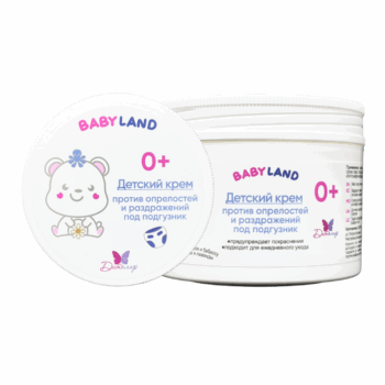 Детский крем против опрелостей и раздражений под подгузник BABYLAND — изображение 1