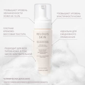 Moisturizing foam-mousse for daily washing with aloe vera, niacinamide and biotin - Image 3