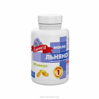 Льняное масло 60 капс 1000 мг — изображение 1