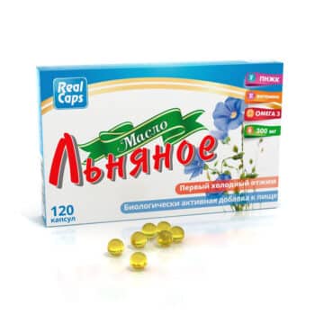 Льняное масло капс. 250 мг. №120 — изображение 1