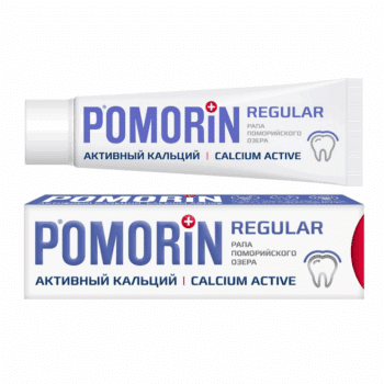 Зубная паста Pomorin Regular Активный кальций — изображение 1