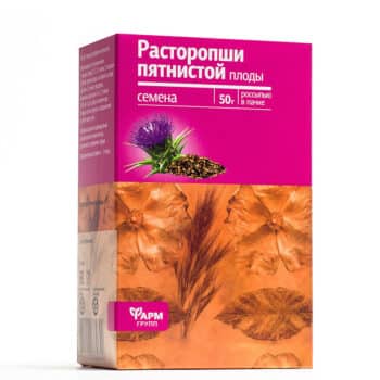 Расторопши пятнистой плоды россыпь 50 г — изображение 1