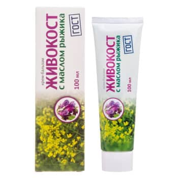 Живокост крем-бальзам для тела с маслом рыжика — изображение 1