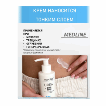 Крем с мочевиной 15% + ионы серебра Medline — изображение 2