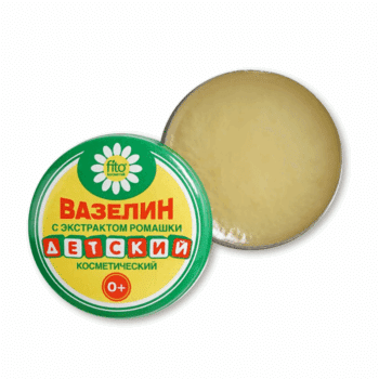 Вазелин Смягчение и защита косметический с экстрактом ромашки для детей — изображение 2