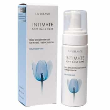 Мусс для интимной гигиены с пребиотиком Ультрамягкий Intimate — изображение 1