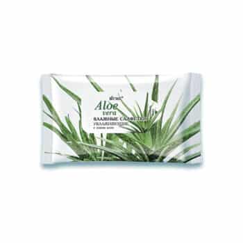 Влажные салфетки УВЛАЖНЯЮЩИЕ с соком алоэ — изображение 1