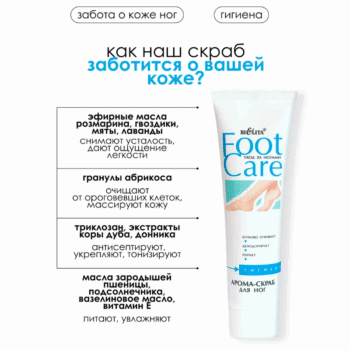 Арома-скраб для ног Foot Care — изображение 3
