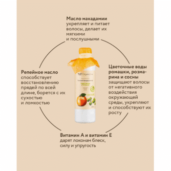 Бальзам для всех типов волос Укрепление и питание OZ! OrganicZone — изображение 3