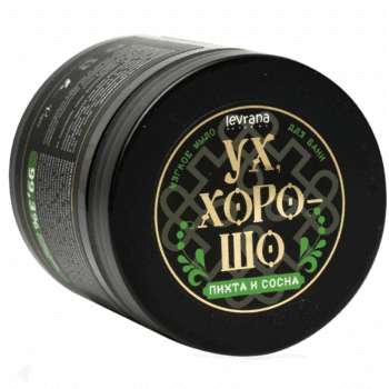 Натуральное мягкое мыло для бани Пихта и сосна Levrana — изображение 1