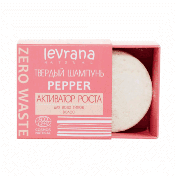 Твердый шампунь Pepper активатор роста ECOCERT Levrana — изображение 1