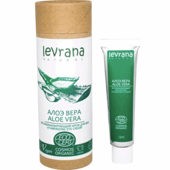 Крем для век Алоэ Вера витаминизирующий COSMOS ORGANIC Levrana — изображение 1