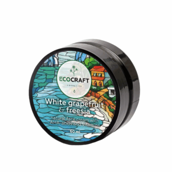 Крем для жирной и комбинированной кожи лица с АНА-кислотами и витаминами Белый грейпфрут и фрезия ECOCRAFT — изображение 1