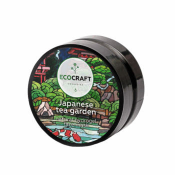 Натуральная гидрогелевая маска суперувлажняющая для всех типов кожи лица Японский чайный сад ECOCRAFT — изображение 1