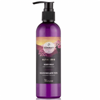 Натуральное молочко для тела Глубокое питание Алтайский ирис ECOCRAFT — изображение 1