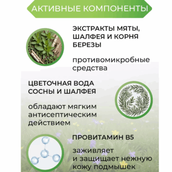 Натуральный дезодорант для тела Аромат дождя ECOCRAFT — изображение 3