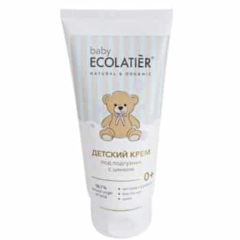 Детский крем Под подгузник с цинком 0+ ECOLATIER BABY — изображение 1