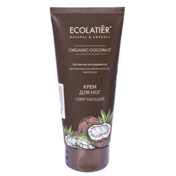Крем для ног Смягчающий ORGANIC COCONUT ECOLATIER — изображение 1