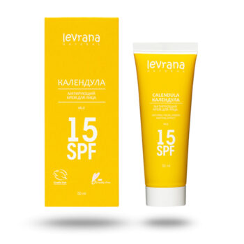 Крем для лица Календула 15 SPF матирующий эффект ECOCERT Levrana — изображение 1