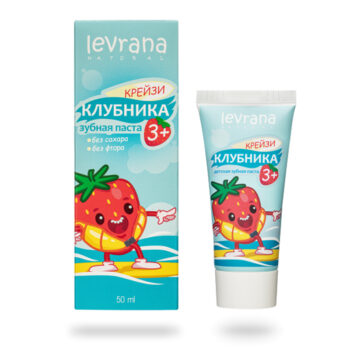 Детская зубная паста со вкусом клубники 3+ Levrana — изображение 1