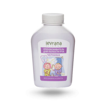 Ополаскиватель для полости рта детский Черника Levrana — изображение 1