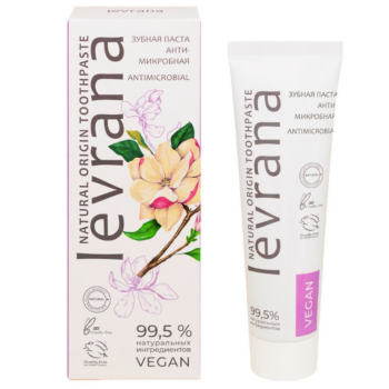 Зубная паста Антимикробная с лавандой и магнолией Levrana — изображение 1