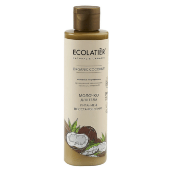 Молочко для тела Питание & Восстановление ORGANIC COCONUT ECOLATIER — изображение 1