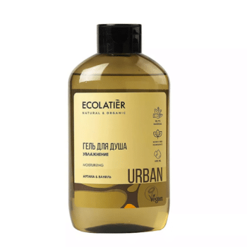 ECL Гель для душа Увлажнение аргана & ваниль ECOLATIER 600 мл — изображение 1