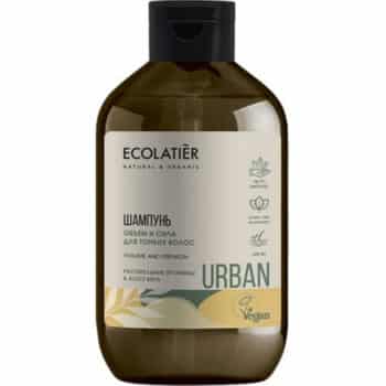 ECL Шампунь Объем и сила для тонких волос растительные протеины & алоэ вера ECOLATIER 600 мл — изображение 1