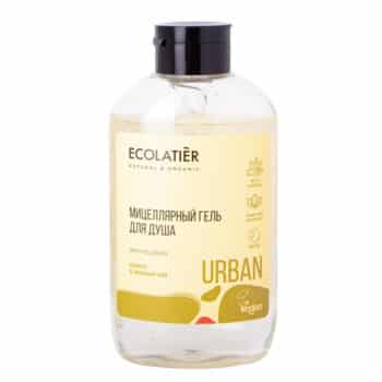 ECL Мицеллярный гель для душа кактус & зеленый чай ECOLATIER 600 мл — изображение 1