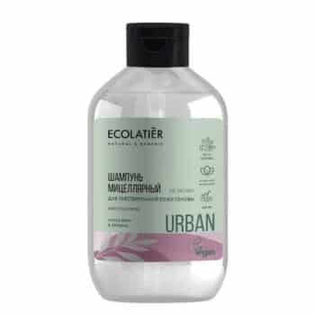 ECL Мицеллярный шампунь для чувствительной кожи головы алоэ вера & вербена ECOLATIER — изображение 1