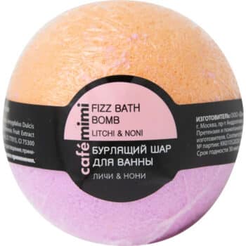 КМ Бурлящий шар для ванны Личи и Нони Cafe Mimi — изображение 1