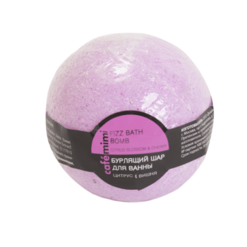 КМ Бурлящий шар для ванны Цитрус и Вишня Cafe Mimi — изображение 1